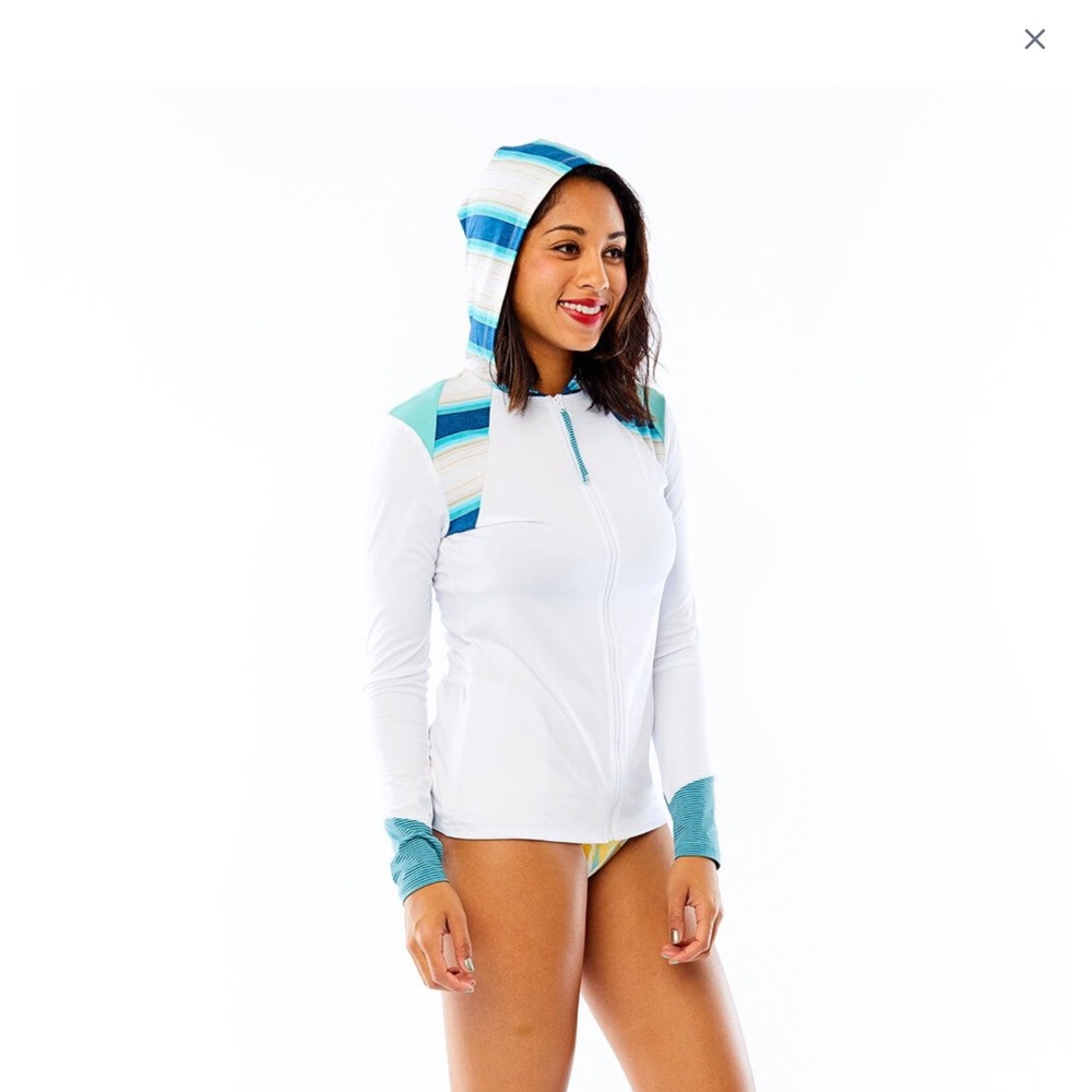NWT Carve Designs Molly Hooded Sunshirt, size XS